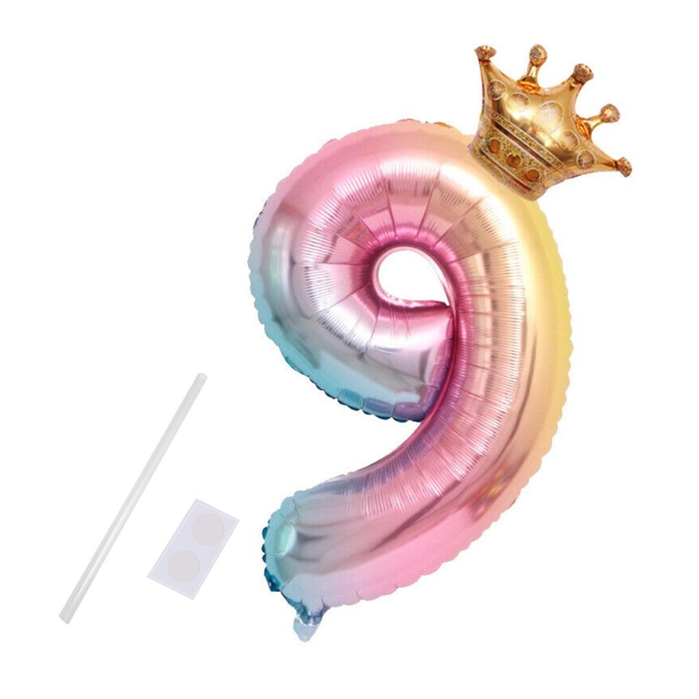 32 Inch Gold Sliver Rose Gold Aantal Ballon Verjaardag Bruiloft Decoraties Folie Ballonnen Kid Jongen Speelgoed Baby douche: plum