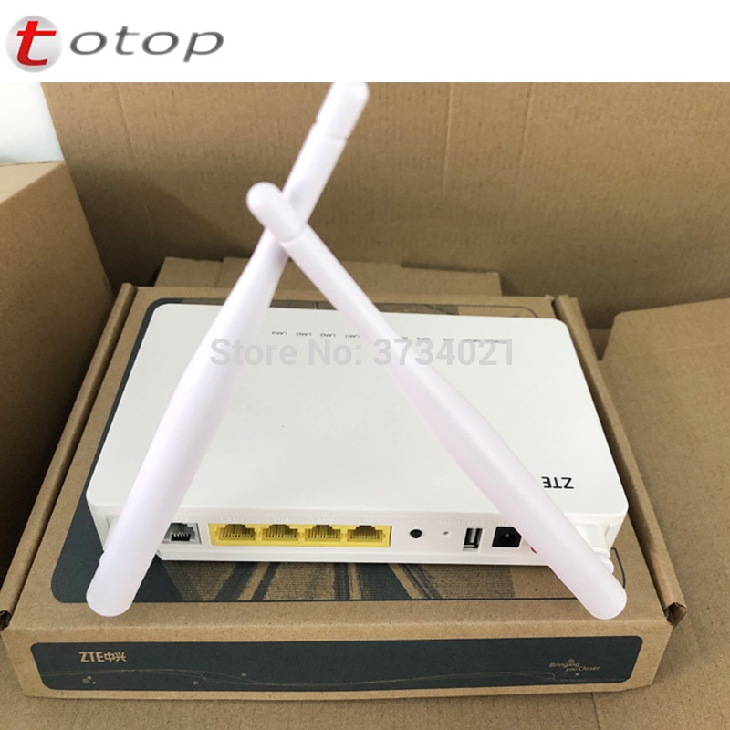 zte gpon terminal zxa10 f660 v8 8.0 version GPON onu ont 1GE 3FE 5Dbi External Wifi, English firmware