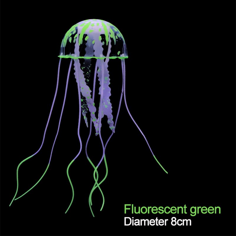 Aquariumdecoratie kunstmatig zwemmen lichtgevend effect kwallen aquariumdecoratie simulatie fluorescentie kunstmatige simulatie