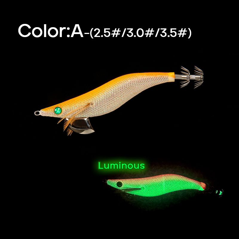 LETOYO 3.5# 3.0# 2.5# Cebo de calamar que se hunde Cebo de calamar luminoso Cebo de pesca artificial EGING Para Señuelo de pulpo Webfoot Pesca de Sepia Oficinalis EGI Señuelo de pesca en el mar: 120 mm / Azul marino