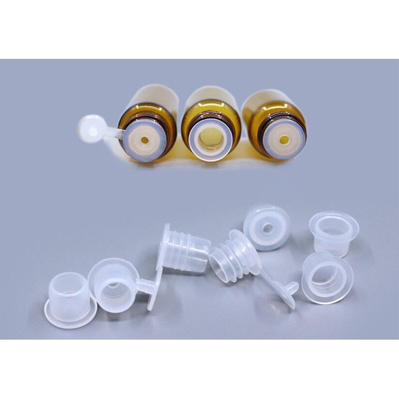 10 Stck Ätherisches Öl Bernstein Glas Fläschchen w/Unterscheiden stecker 1/2/3/5 ml Sonde dram flasche