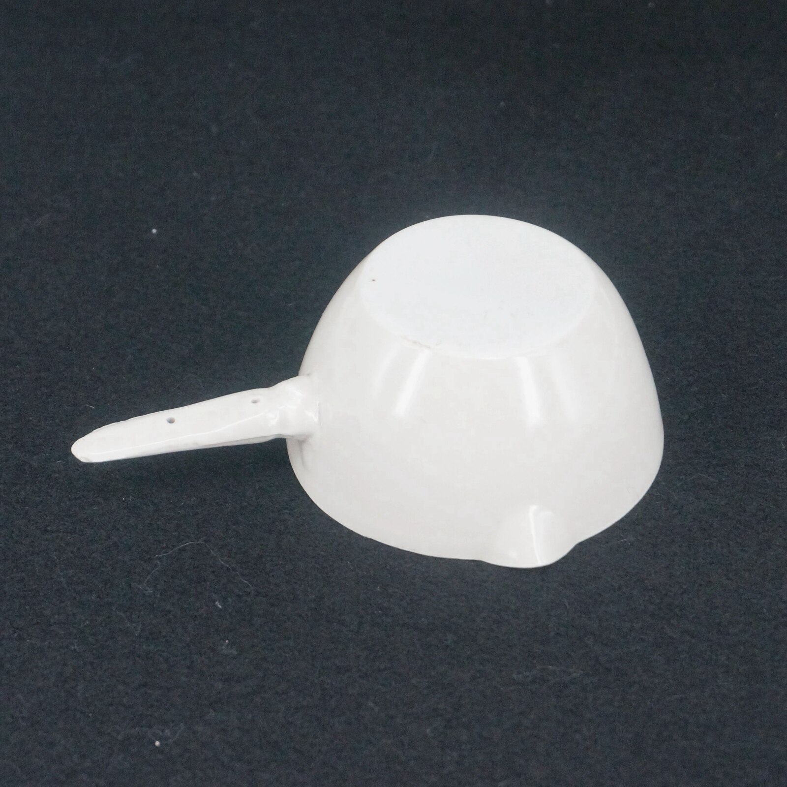 100ml Inner Diameter 75mm Ceramic Evaporating dish Round bottom with handle For Chemistry Laboratory