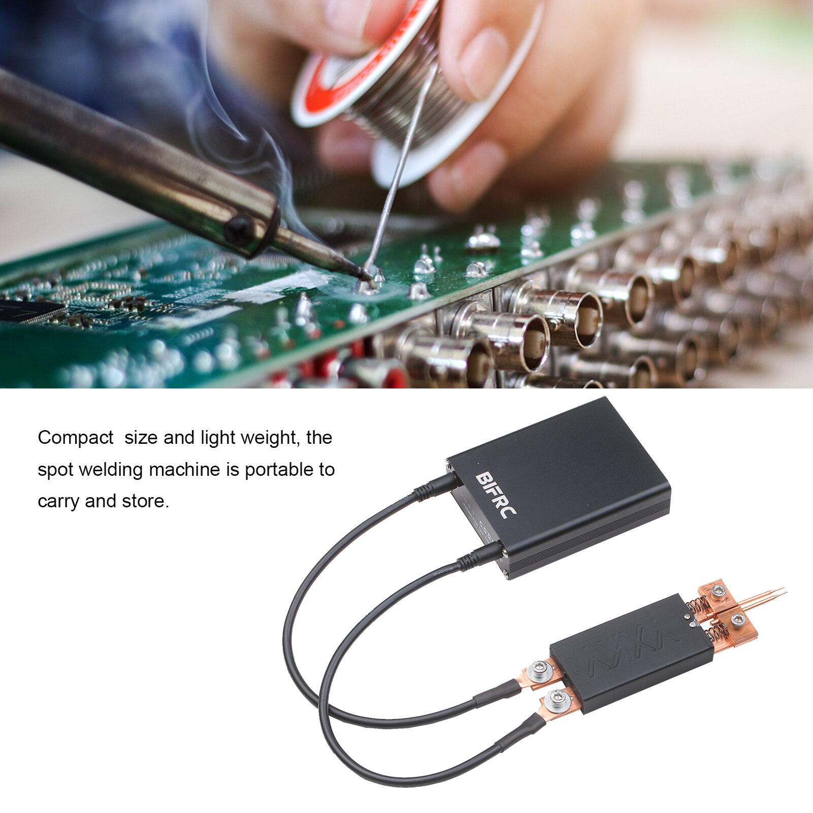 9 Gears Mini Spot-Welding Machine with Single-handed Welding Pen Intelligent DIY Spot-Welding Set for Lithium Battery EU/US Plug