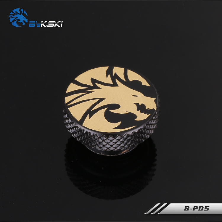 Bykski G1/4 End Caps Dragon Head Water Cooling B-PD5