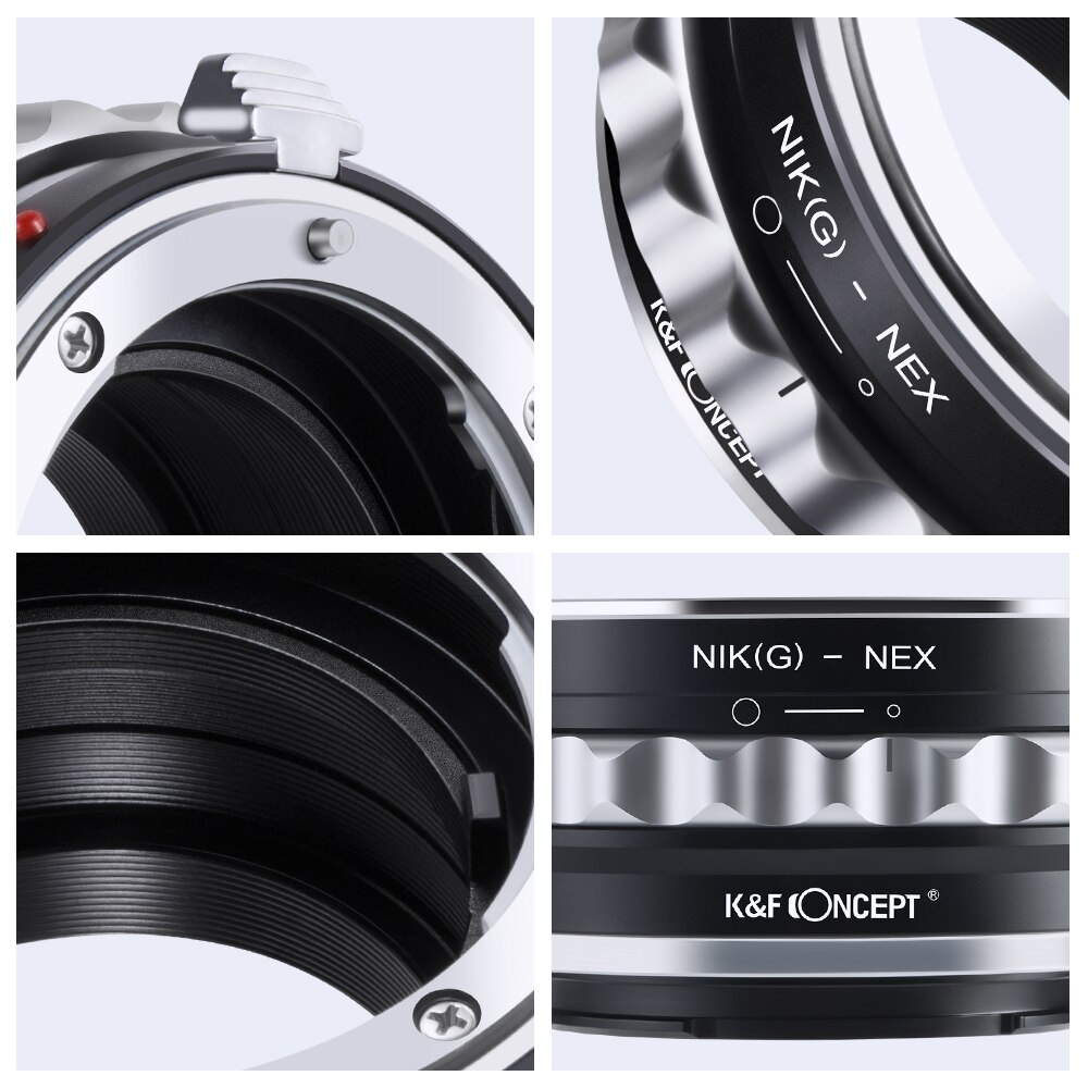 K & F Concept Camera Lens Mount Adapter Ring Voor Nikon G Lens Fit Voor Sony Nex E-Mount NEX3 NEX5 NEX5N NEX7 NEX-VG1