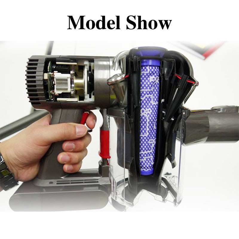 Washable Pre Filter Compatible with Dyson DC58 DC59 DC61 DC62 V6 V7 V8 Vacuum Replacement Filters for Spare Part # 965661-01