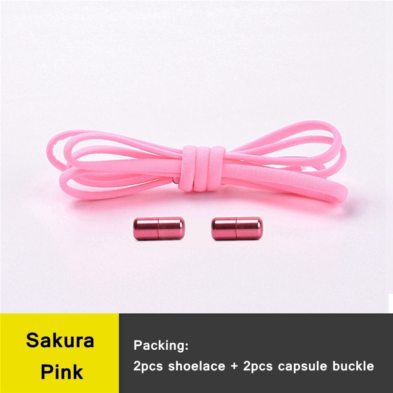 Elastic No Tie Shoelaces Semicircle Shoe Laces For Kids and Adult Metal Lock Sneakers Shoelace Boot Lazy Laces Shoe Strings: MULTICOLOR / 120cm