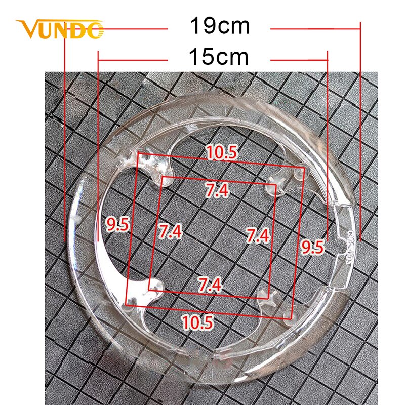 Mtb Fiets Tandwiel Bescherming Keten Wiel Beschermhoes Crank Chain Ring Protector Fietsen Fiets Accessoires 40 42 44 46T: CNR002 White
