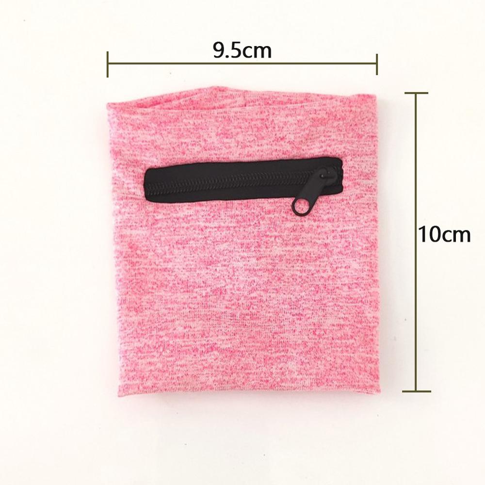 Wrist Wallet Pouch Running Sports Arm Band Bag For MP3 Key Card Storage Bag Case Badminton Basketball Wristband Sweatband