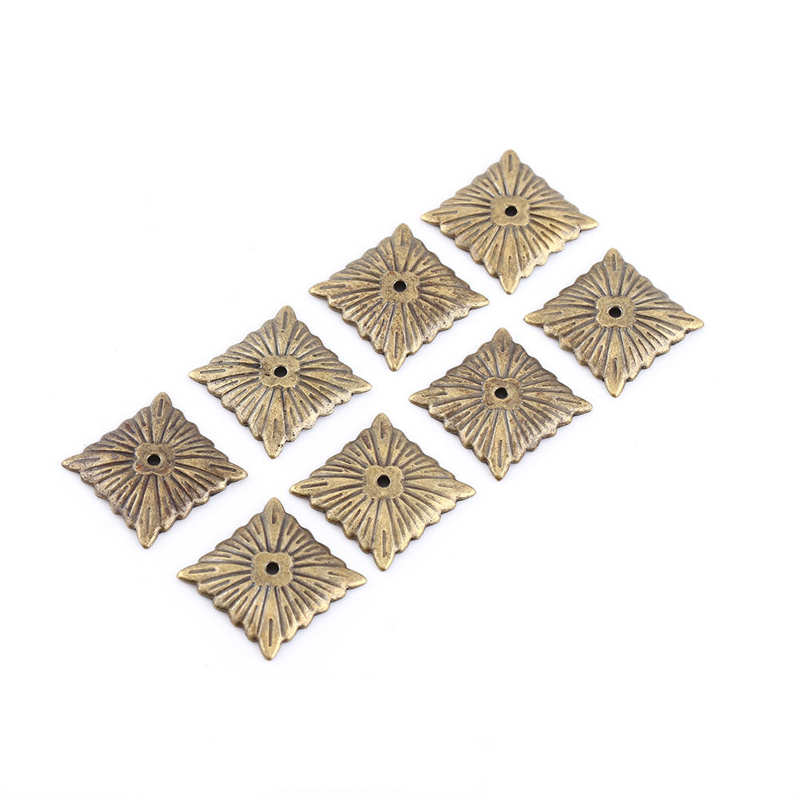 Tachuela decorativa Vintage para muebles, tachuela decorativa con etiqueta metálica de bronce para muebles, sofá y puerta de zapatos, 100 Uds.