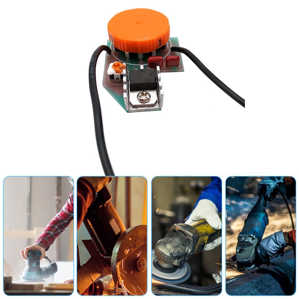 High Power 250V 12A Angle Grinder Switch Speed Controller Knob Switches Power Tools for Under 1600W Electric Hammer Polishing Ma