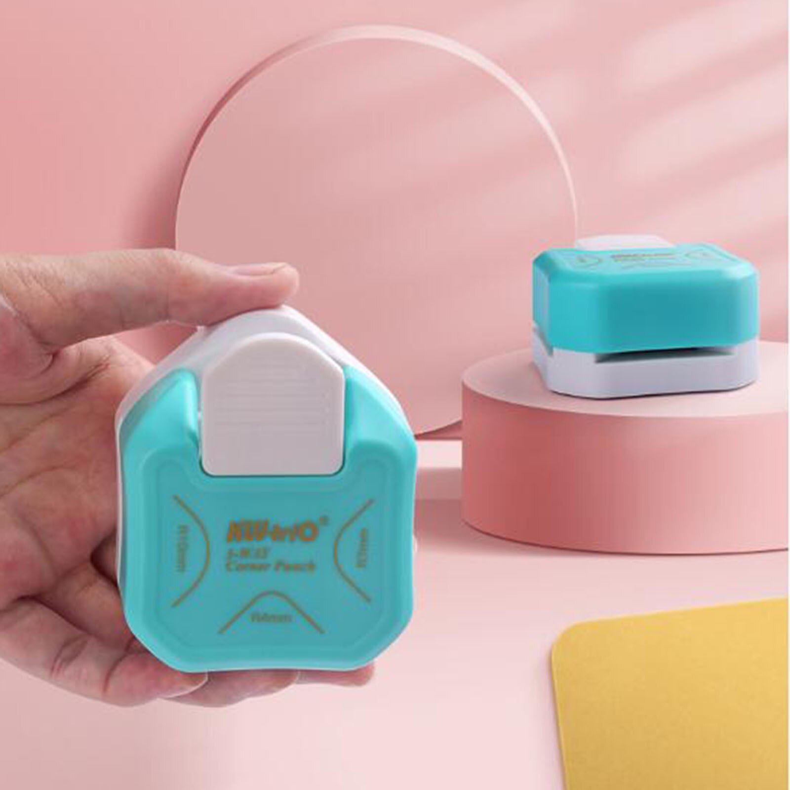 4 #3 w 1 dziurkacz robić zaokrąglania rogów 3-kierunkowy nóż narożny robić prace ręczne z papieru laminat DIY małe zaokrąglone narzędzia tnące kartki dziurkacza