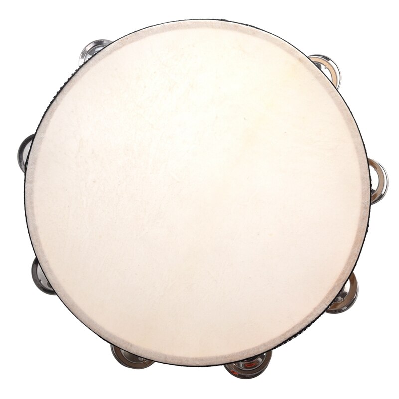 10 " muzikale tamboerijn tamboerijn trommel ronde percussie voor ktv feest