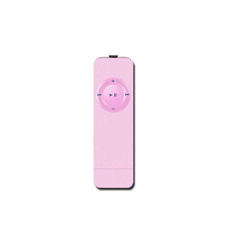 3 Kleuren Usb In-Line Card MP3 Speler U Schijf MP3 Speler MP3 Player Ondersteuning Micro Tf Card voor Cadeau Voor Meisje: Roze