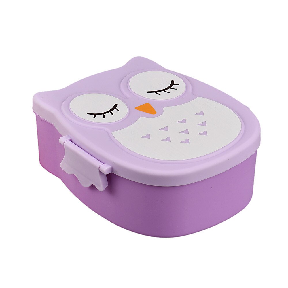 Owl Lunch Box Food Container Storage Box Portable Bento Box