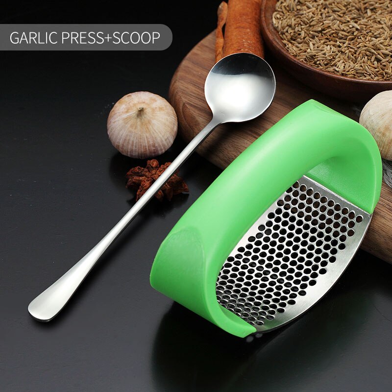 Bouton pression ail en acier inoxydable | Lien VIP pour TOM: Green With Spoon
