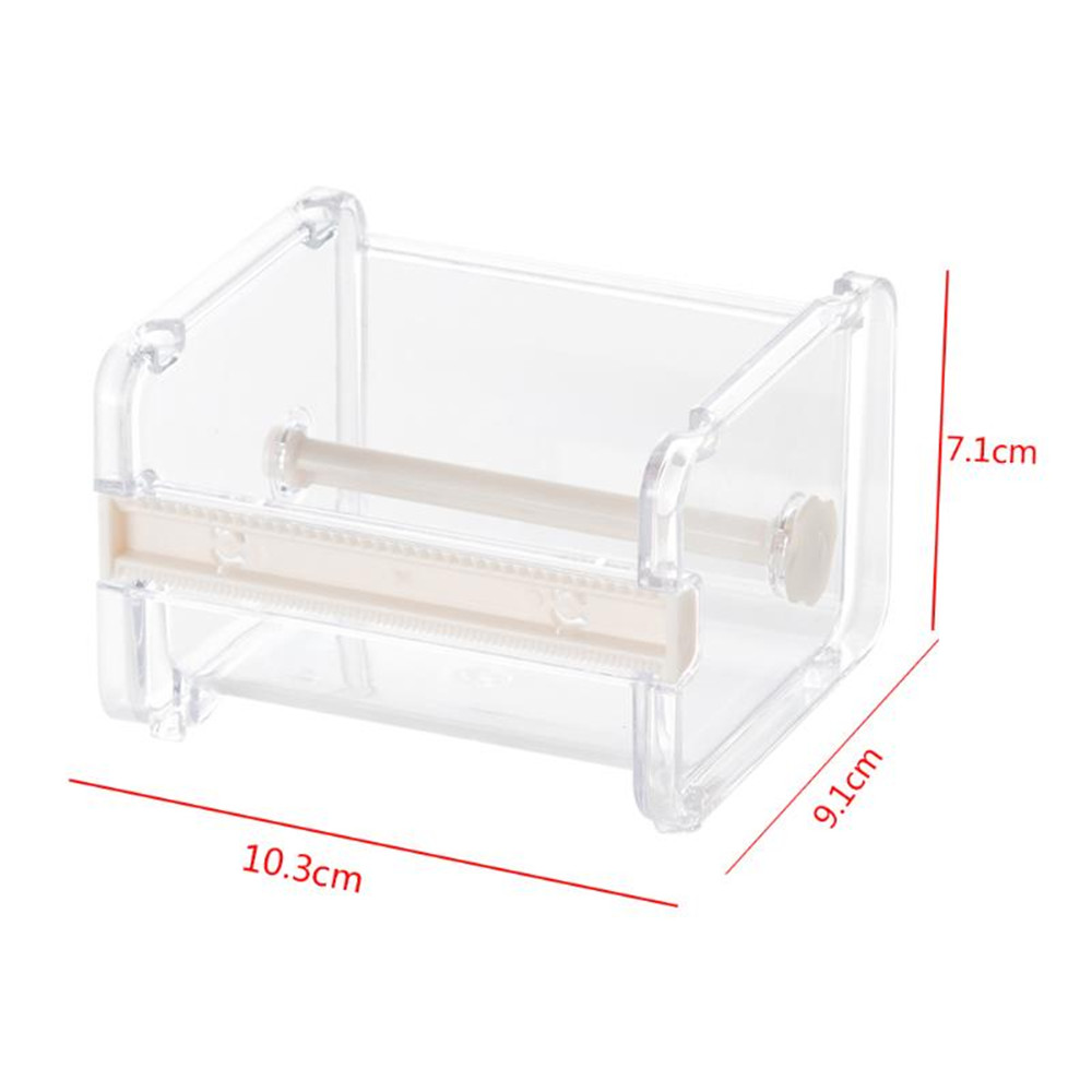 Japanese Stationery Masking Tape Cutter Washi Tape Storage Organizer Cutter Office Tape Dispenser Supplies