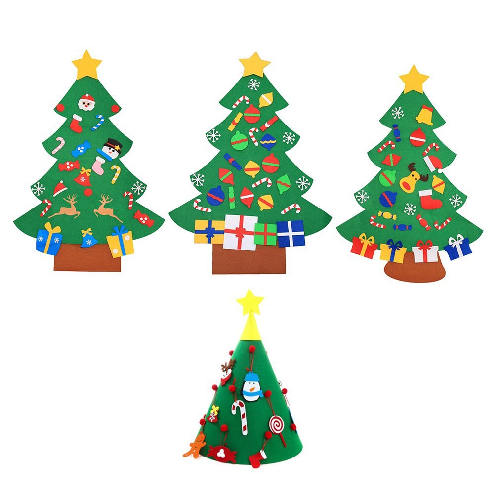 Kerstversiering Kinderen Handgemaakte Diy Stereo Kerstboom Kinderen Hanger