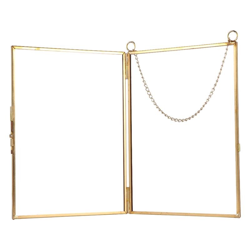 Soporte de vidrio colgante para fotos, Clip de muestra de Prame, imagen decorativa, soporte de espécimen para oficina en casa, bricolaje, foto, decoración de pared