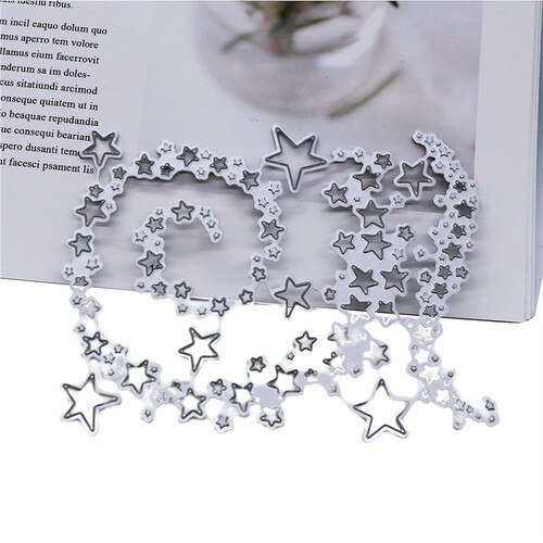 Ster Stansmessen Voor Kerst Wenskaart Maken Stencil Scrapbooking Drukken Ambachten Die Cuts Voor Diy Decoraties