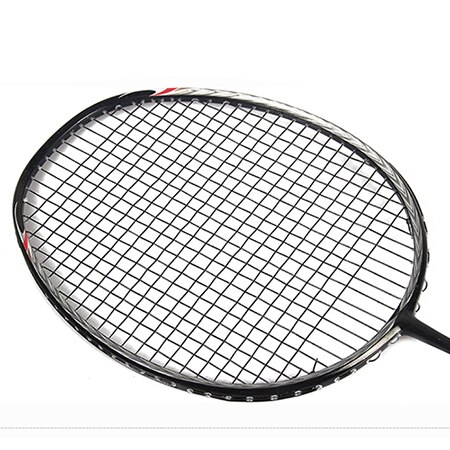 Ultralight 5U Carbon Fiber Badminton Racket Met String Tassen Raquette Geregen Padel Racket Z Speed Force Professionele Rackets: Black