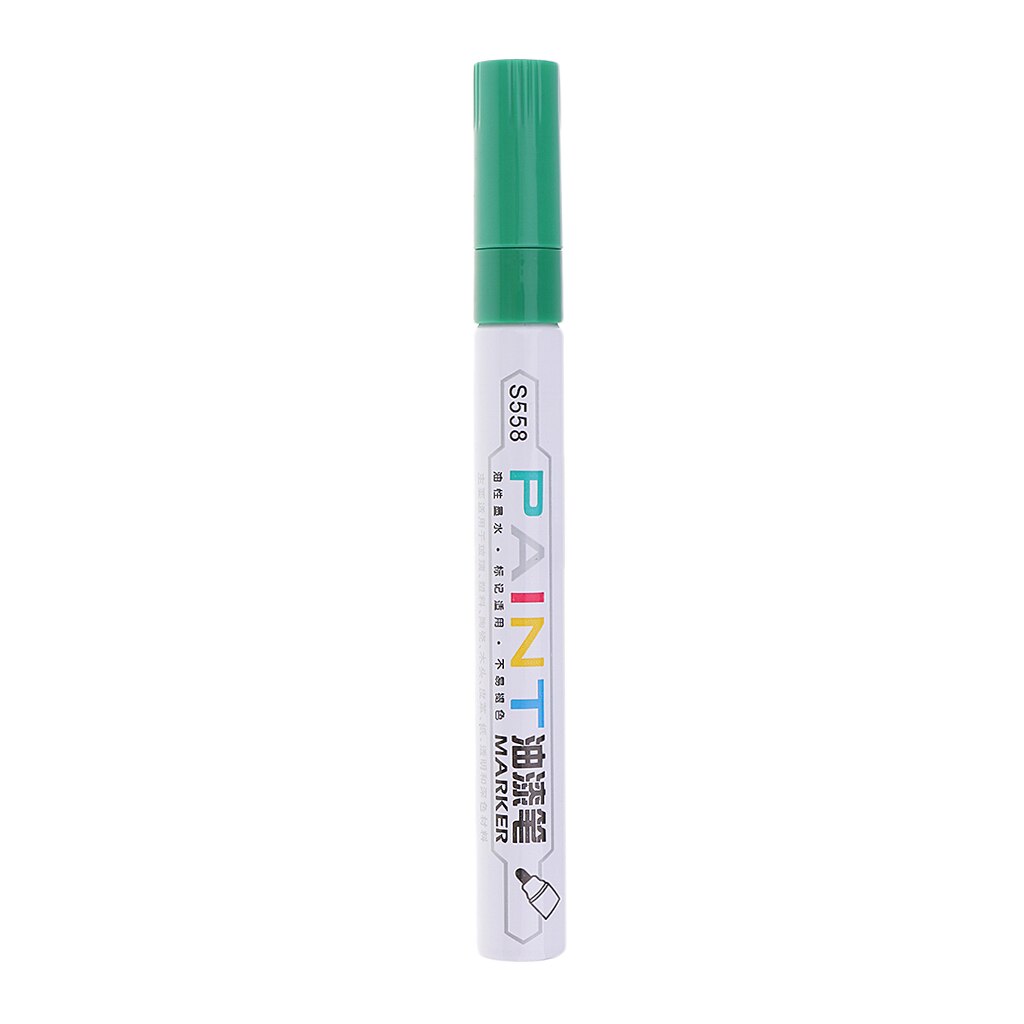 Waterdichte Permanente Verf Pen Band Draad Cd Metalen Metalen Markering Inkt Marker: green