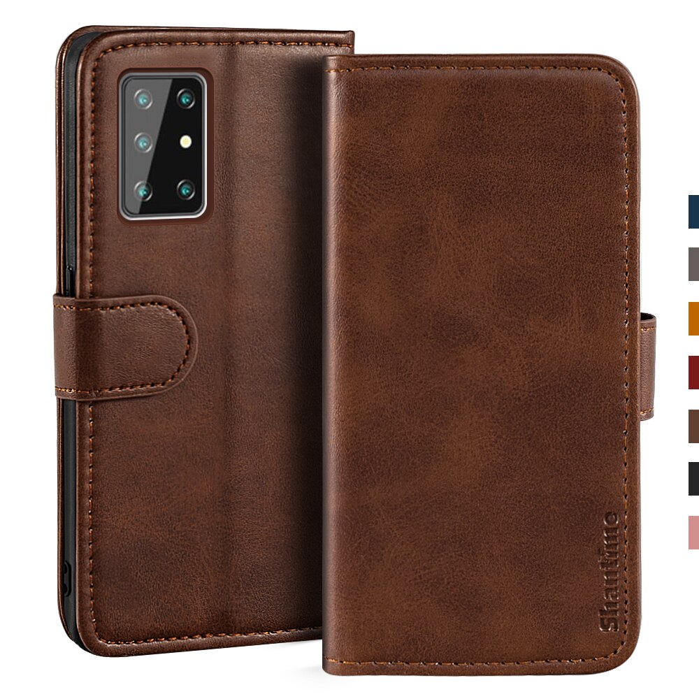 Funda magnética de cuero para móvil, funda para Cubot X30, Hafury GT20, con soporte: For Hafury GT20 / Dark brown