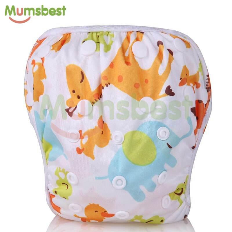 [Mumsbest] Baby Schwimmen Windeln Eine Größe Einstellbare Waschbar Windeln Schwimmbad Schlauch Schwimmen Wasserdichte Tuch Windel Abdeckung für Baby 3-15 kg: Frau61