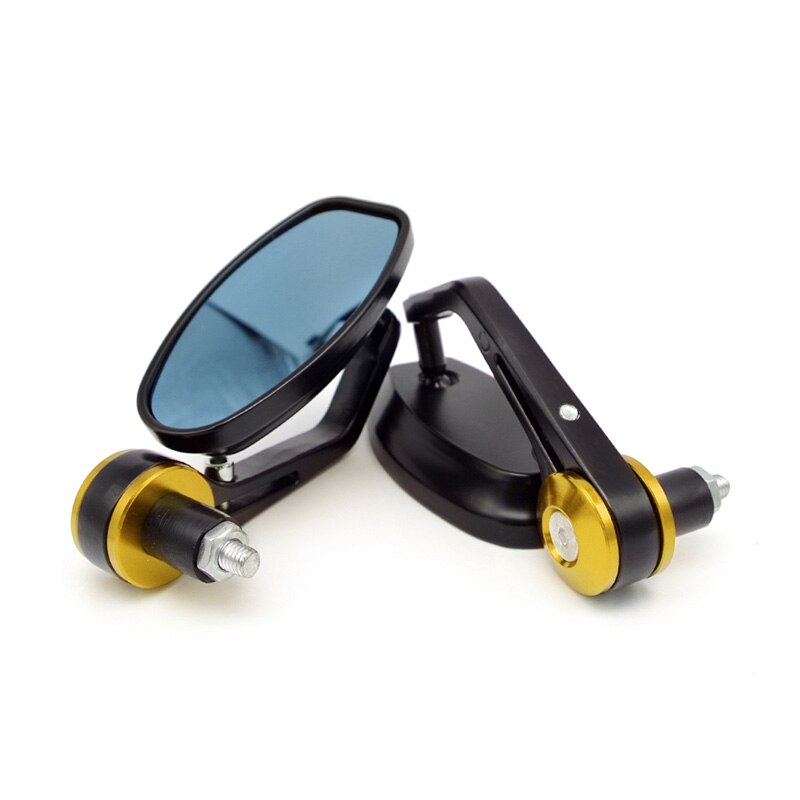 Motorcycle Handguard Mirror For suzuki m50 gsr 750 k6 sv650s tl1000r v strom 650 gsxs 1000 katana 600 burgman 400 gsxf gsx250r: Gold