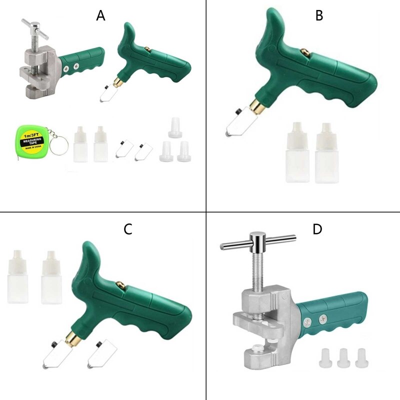 OOTDTY-Juego de alicates profesionales de cerámica para romper cristales, Cortador Manual de azulejos, herramienta para cortar azulejos, espejo, ventana, cerámica esmaltada