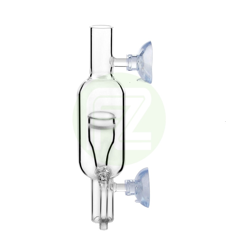 Aquarium Glas Inline Externe Glas CO2 Diffuser Voor 13/17Mm Filter Pijp