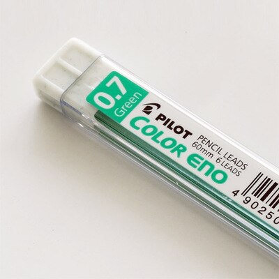 1pc japan pilot mekaanista kynää 0.7mm pyyhittävää karkkia värikynä kynä opiskelija toimisto maalaus paperitavarat tuki kawaii: Täyte vihreänä
