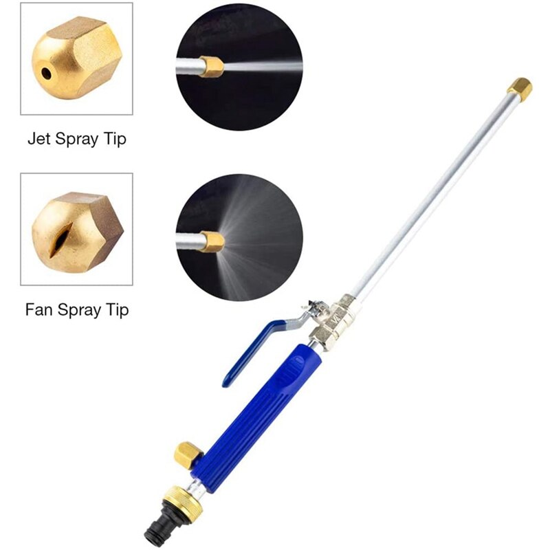 2-In-1 High Pressure Water Jet, Machine High Power Washer Spray Car Washing Garden Outdoor Window Gl Clean Tools