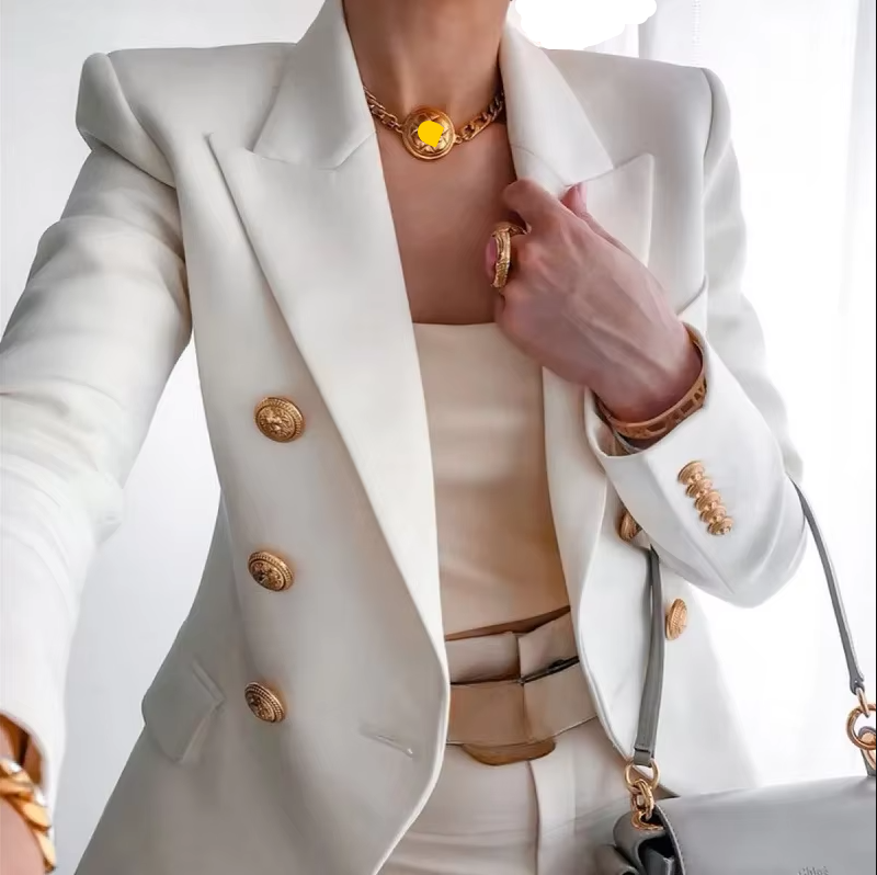 Damen fest Mantel Luxus Weibliche Mäntel lässig Blazer Koreanische Frühling Herbst Kleidung Frauen Dünne Klage Mantel Büro Jacke