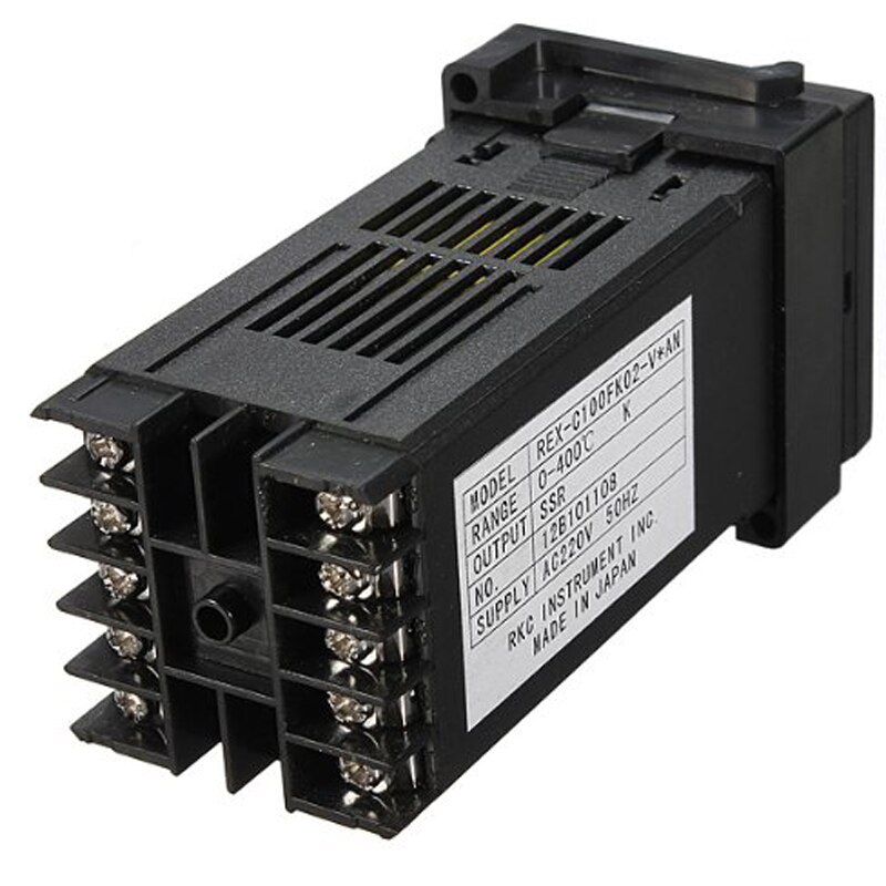 REX-C100 Digital PID Temperature Controller Thermostat SSR output + Max.40A SSR Relay + K Thermocouple Probe