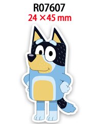 Bluey Australia Cartoon Planar Resins For Bow Hair Handamde Earring Decor Material 30pcs/lot R0759 R0760 R0761: R07607