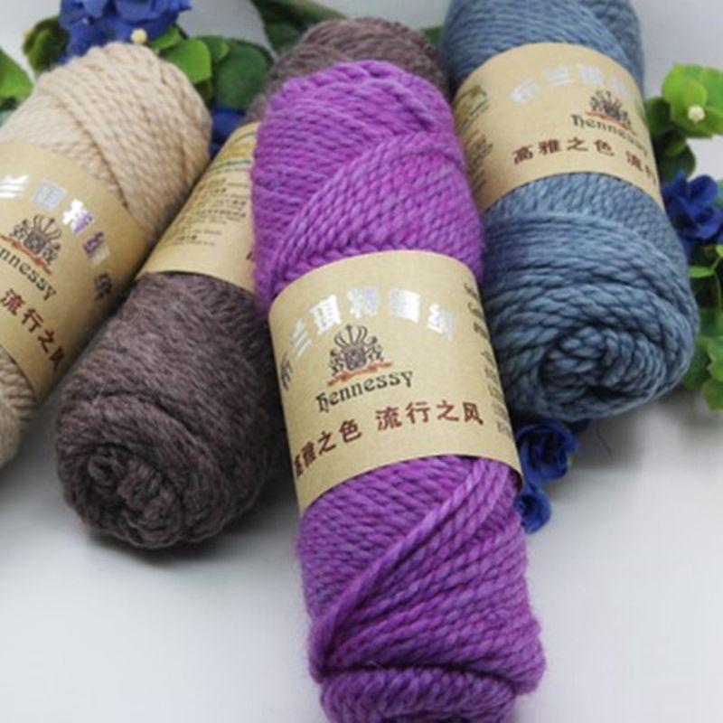 100g alpaga épais Mohari laine Crochet fil pour Visan à la main tricot doux pull chapeau écharpe cachemire fil AQ339
