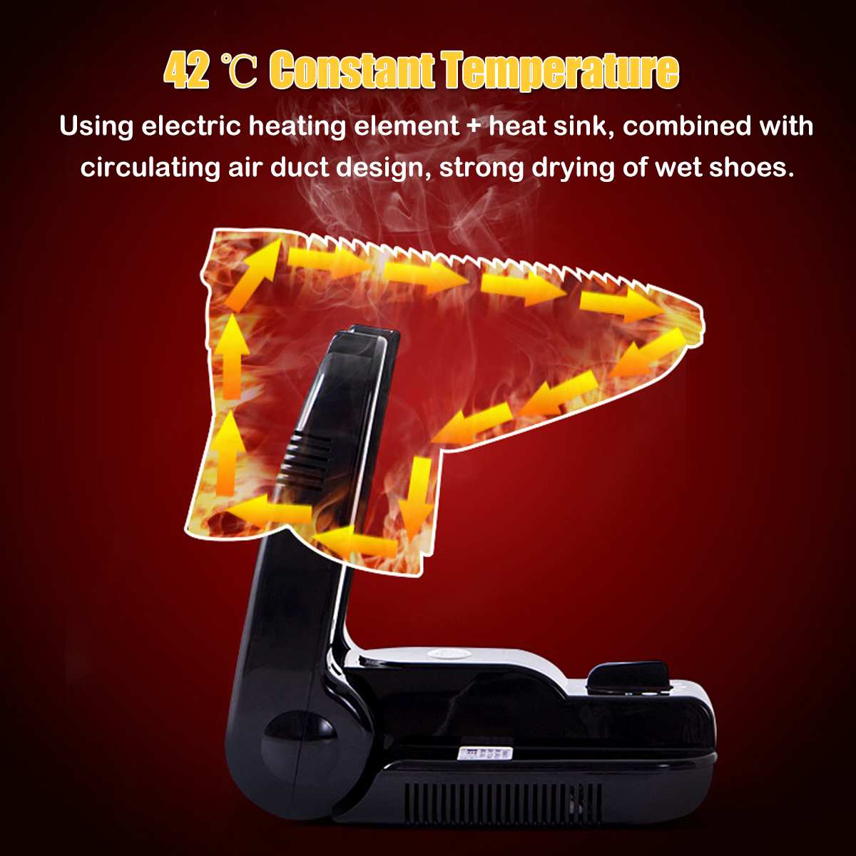 Electric Shoe Dryer Heater 220V Foot Boot Odor Deodorizing Machine UV Sterilization Shoe Rack Intelligent Winter Shoes Drying