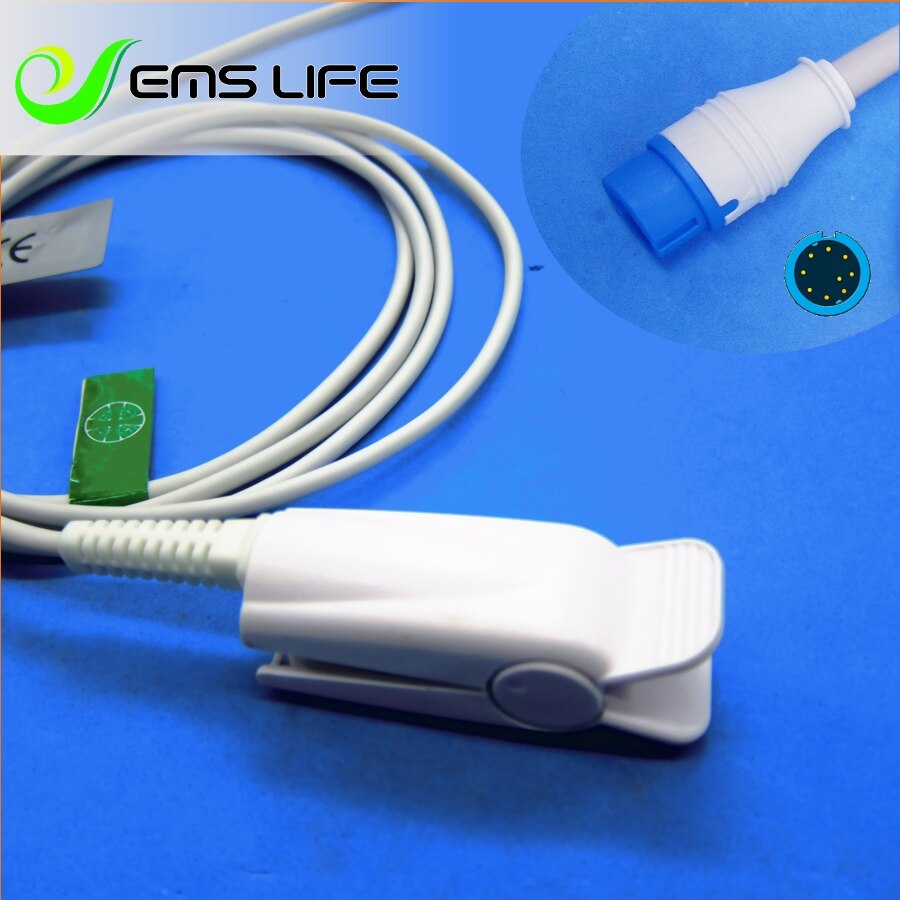 Lange Kabel Awt Volwassen Vinger Clip Spo2 Sensor Voor Biolight A8, A9 Digitale Serie: Adult NK Finger Clip
