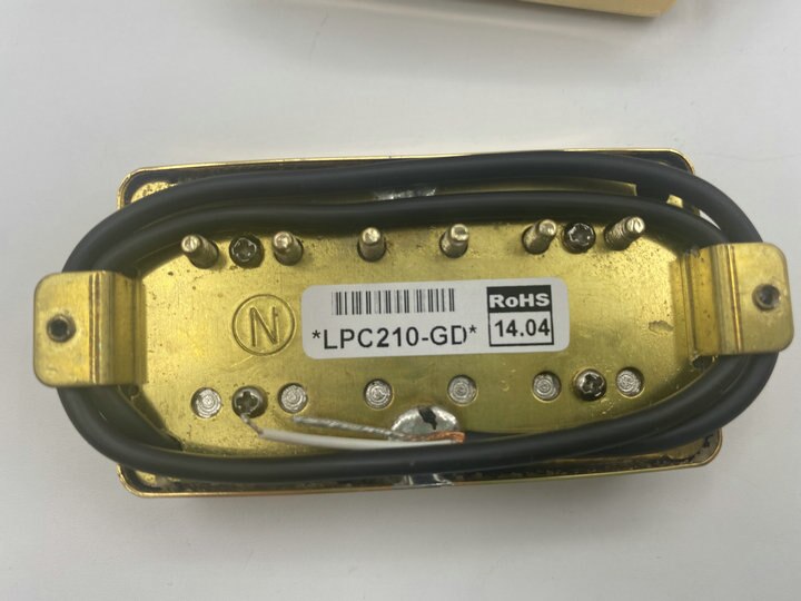 Pastillas de guitarra de Jazz LP hechas en Corea, cobertor dorado, Humbucker, 2 piezas, un juego, LPC210 ibz ORIGINAL