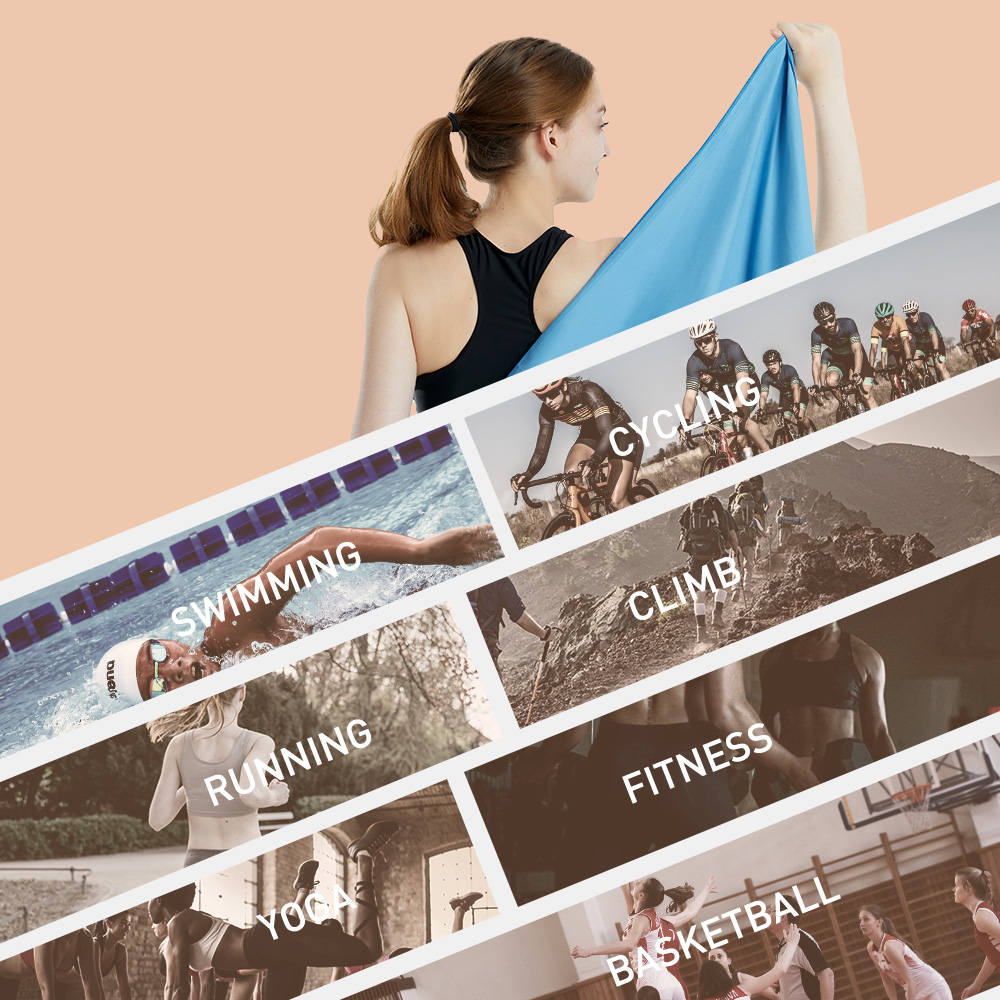 Microfiber Towel Quick Dry Towel Travel Towel Sports Towel Beach Towel Sandproof Soft Light Towel For Swim, Yoga, Gym (M1)