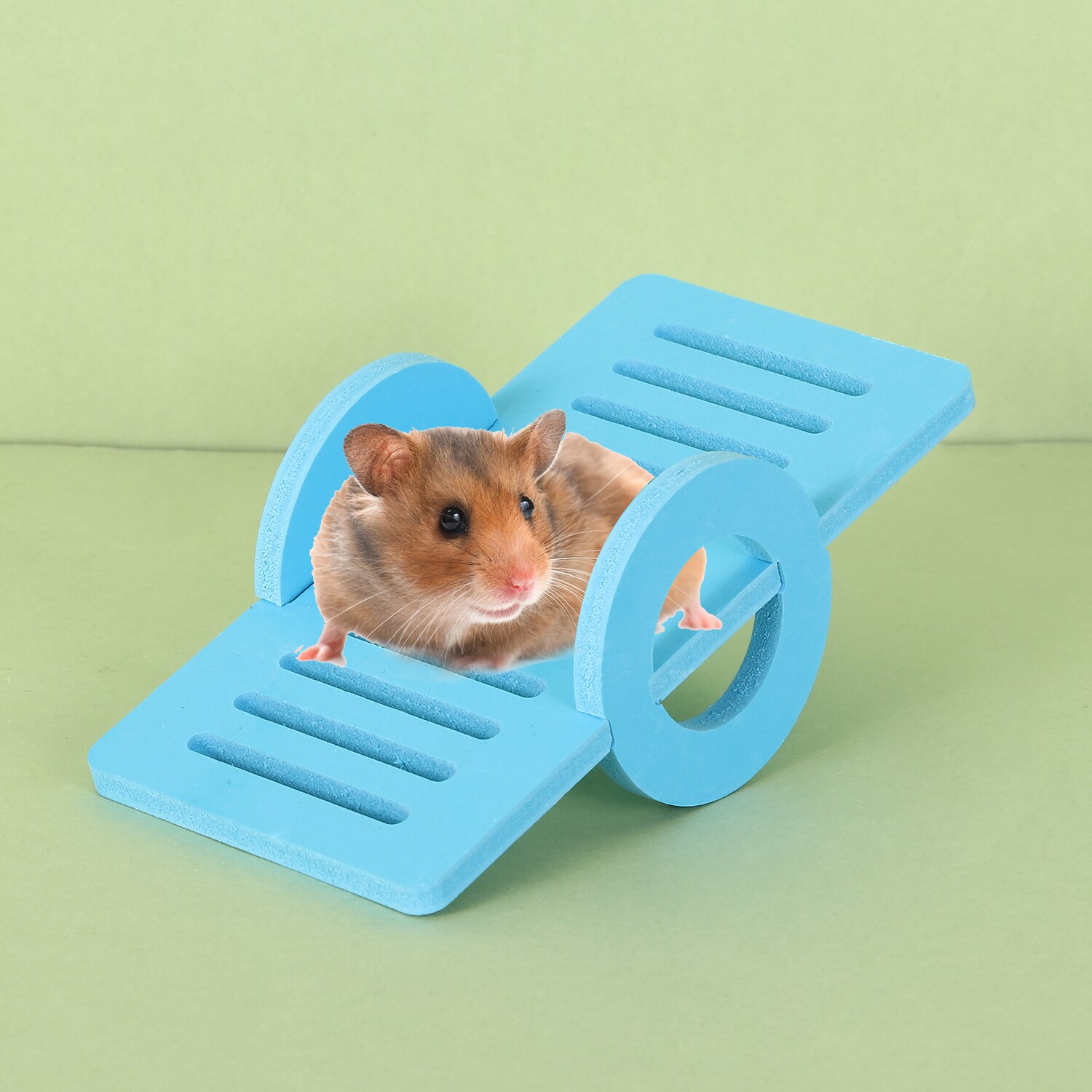 Hamster Speelgoed Accessoires Kleine Dier Swing Egel Woestijnrat Rainbow Bridge Pet Sport Oefening Speelgoed Set Hamsters Huis: seesaw