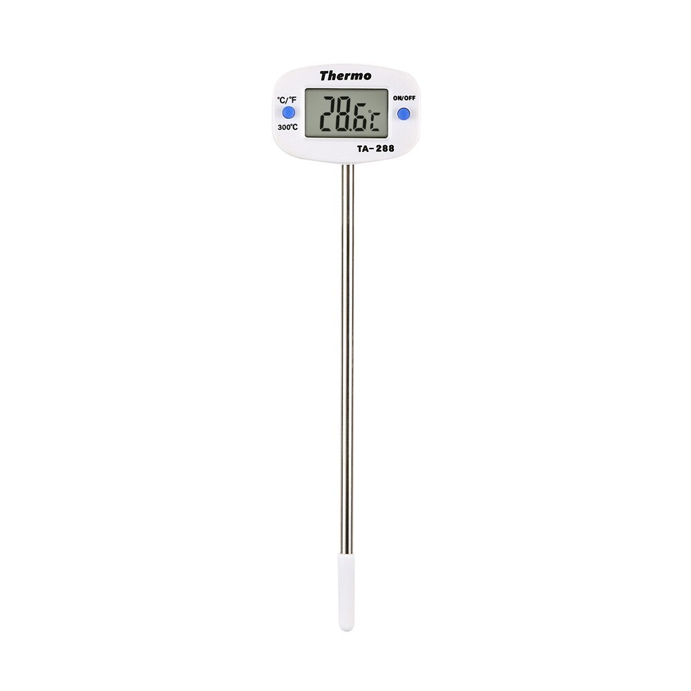 Junijour  ta288 nål mad termometer køkken mad olie termometer mælk termometer vand termometer elektronisk termometer: C 14 x 14 x 87mm