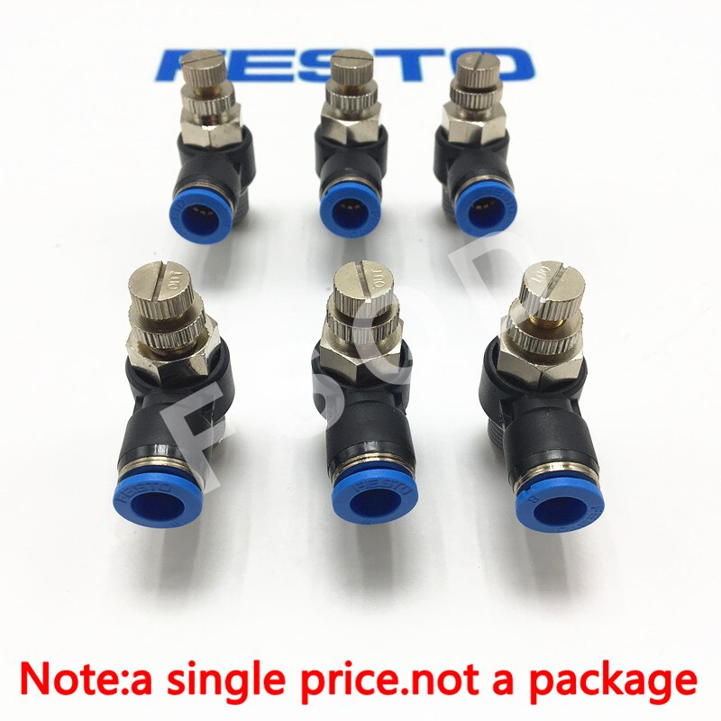 GRLA-1/4-QS-6-RS-B 162967 GRLA-1/4-QS-8-RS-B 162968 FESTO válvulas de control de flujo unidireccional conector serie GRLA