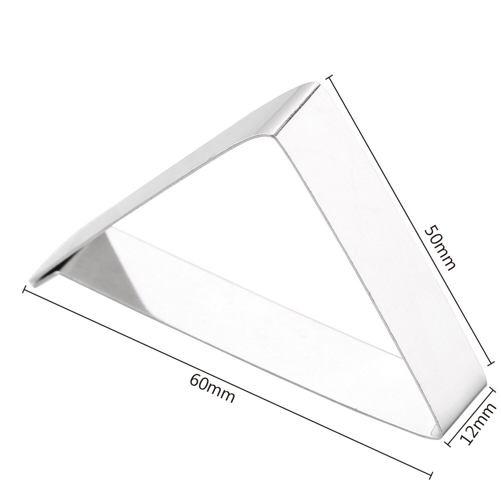ITIMO 6 pièces nappe en acier inoxydable bureau nappe nappe couverture pince support à pince pour fête mariage décor à la maison