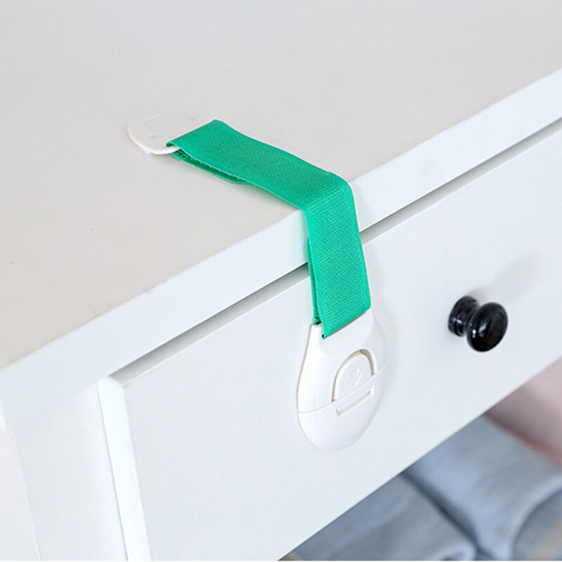 Serrure de tiroir en plastique pour enfants, 6 pièces, verrouillage de porte de réfrigérateur, fenêtre de toilette, sangles de sécurité pour enfants,