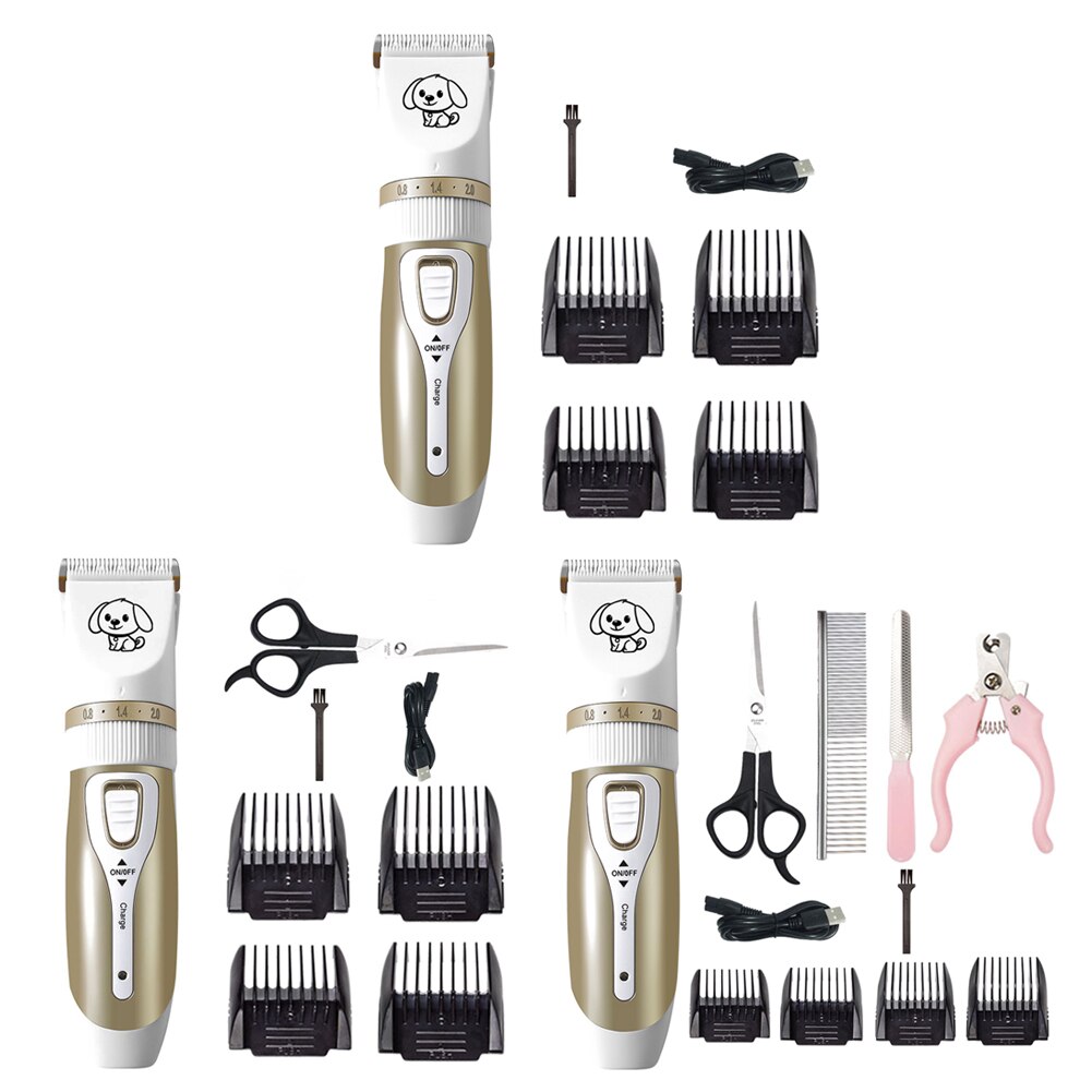 Dyrepleje klipper genopladeligt hundehårtrimmer katteklippemaskine kattehundhårtrimmer grooming cutter