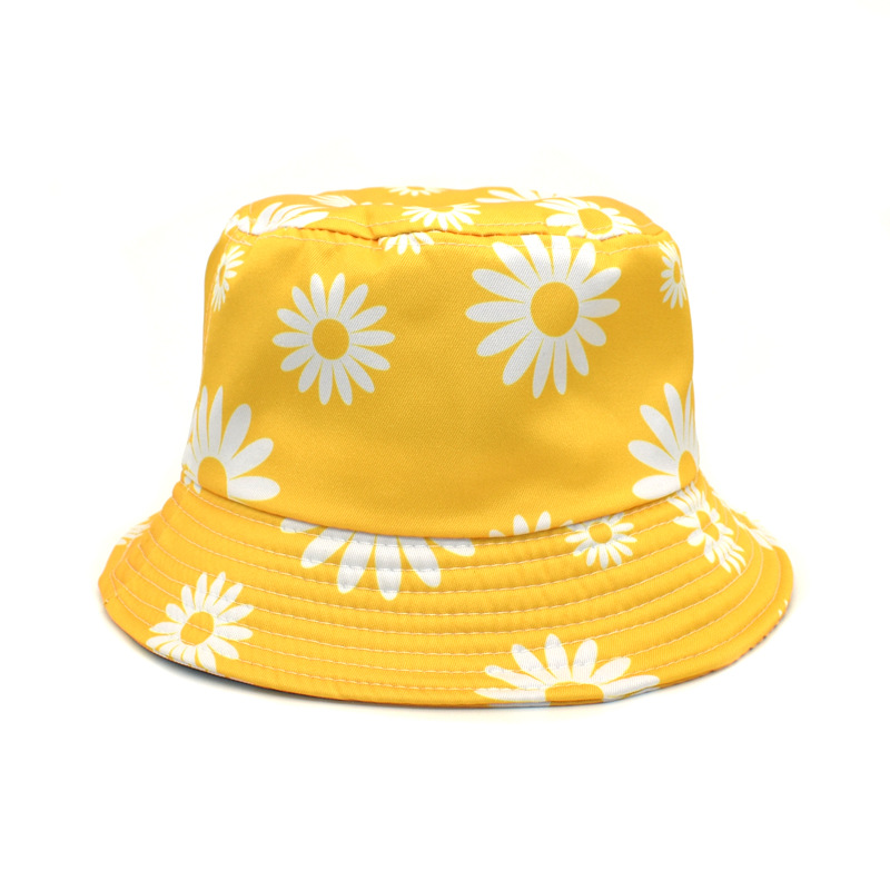 Zomer Print Emmer Hoed Blauwe Hemel Wolken Vlam Visser Hoed Voor Vrouwen Mannen Panama Hoed Bob Outdoor Reizen Strand zon Cap: D