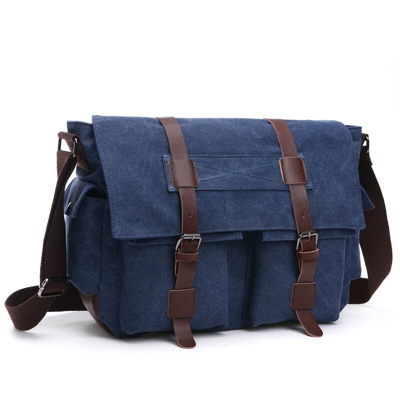 Leisure Canvas mannen Aktetas Tassen Gegarandeerd Man Schoudertas Mode Business Functionele Messenger Bag