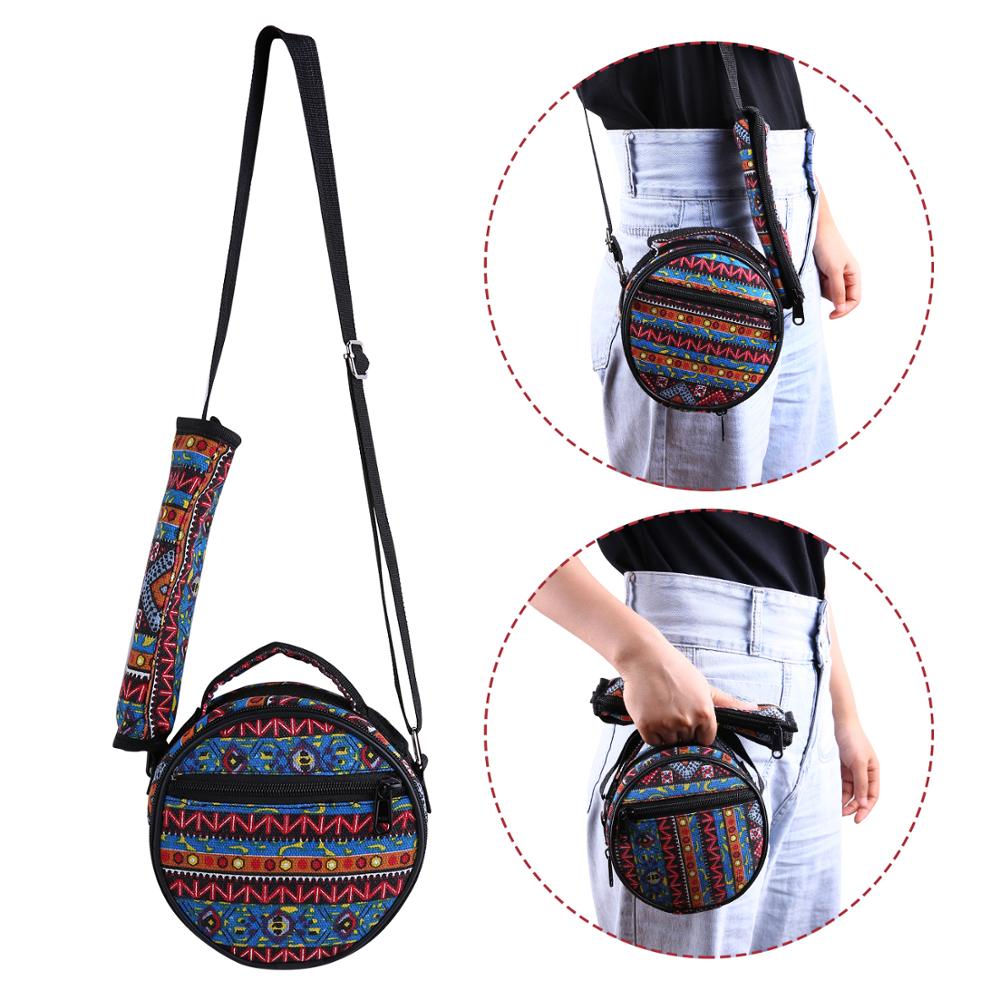 Handpan Drum Steel Pocket Drum with Mallets drum ammoon 5.5 Inches Mini Steel Tongue Drum 8 Notes C-Key Percussion Instrument